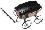 Virágcserép Strend Pro Woodeff, 41,5x29x19 cm, whiskyhordós kocsi