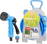 Navíjač Strend Pro HC421, so záhradnou hadicou L-10 m, pištoľ