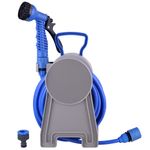 Hose Reel Strend Pro HC421, with garden hose L-10 m, spray gun