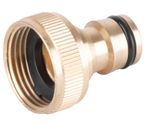 Adapter Strend Pro, brass, G3/4", for water tap, internal thread