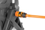 Navíjač Strend Pro, so záhradnou hadicou 1/2", L-30 m, nastaviteľná dýza + 2x rýchlospojka + adaptér