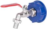 Set Strend Pro, brass valve 1/2" (zinc reducer 3/4") + plastic reducer 60 mm + outlet 3/4", for IBC