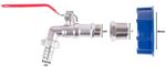 Készlet Strend Pro, SÁRGARÉZ szelep 1/2" (Zn szűkítő 3/4") + műanyag szűkítő 60 mm + kifolyó 3/4", I