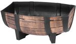 Planter Strend Pro Woodeff, 29x41x19 cm, Gold, barrel