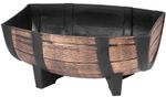 Planter Strend Pro Woodeff, 29x41x19 cm, Gold, barrel