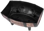 Planter Strend Pro Woodeff, 29x41x19 cm, Gold, barrel