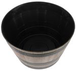 Planter Strend Pro Woodeff, 52x32 cm, Grey, wood effect, barrel