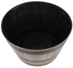 Planter Strend Pro Woodeff, 52x32 cm, Grey, wood effect, barrel