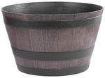 Flower pot Strend Pro, Woodeff, 52x30 cm, brown, wood effect, barrel