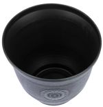 Planter Strend Pro, metal effect, Green, 25x30 cm