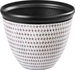 Flowerpot Strend Pro Marble, 37x30 cm, brown