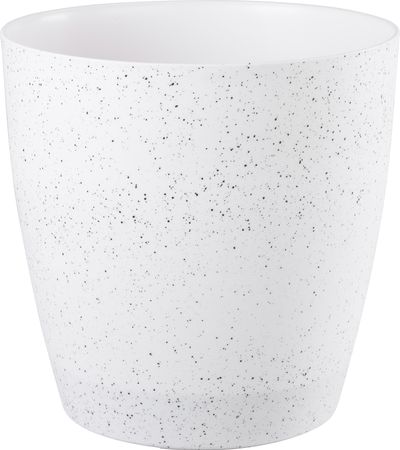 Virágcserép Strend Pro Stone, 35x35 cm, fehér, kő hatású