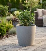 Planter Strend Pro Stone, 35x35 cm, Grey, stone effect