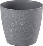 Planter Strend Pro Stone, 23x20.5 cm, Grey, stone effect