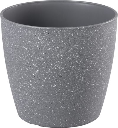 Planter Strend Pro Stone, 23x20.5 cm, grey, stone effect