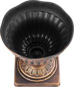 Flowerpot Strend Pro Antik, with stand, 30x30 cm, gold, metallic effect