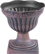 Planter Strend Pro Antik, with stand, 30x30 cm, Copper, metallic effect