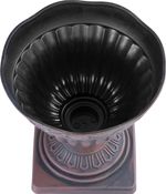 Flowerpot Strend Pro Antik, with stand, 30x30 cm, copper, metallic effect