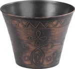 Flowerpot Strend Pro Flower, 24.5x19.3 cm, gold, metallic effect