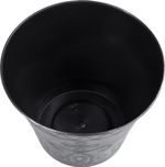 Kvetináč Strend Pro Flower, 24,5x19,3 cm, strieborný, metalický efekt