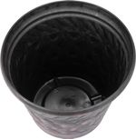 Planter Strend Pro, 29x23 cm, dark brown, rattan pattern