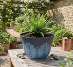 Planter Strend Pro Flower, 30x19 cm, Grey-blue