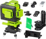 Lézer Strend Pro Industrial 4 X 3D, zöld, kofferben, tartozékokkal, távirányítóval