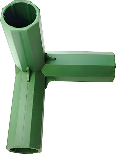 Csatlakozó X SC3-X, 16 mm, kerti támasztórudakhoz