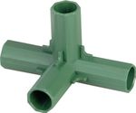 Spojka Strend Pro, 16 mm, 4-side, konektor na záhradné oporné tyče