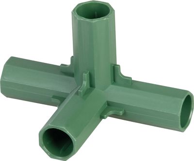 Spojka Strend Pro, 16 mm, 4-side, konektor na záhradné oporné tyče