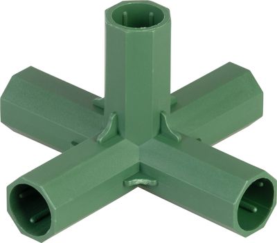 Spojka Strend Pro, 16 mm, 5-side, konektor na záhradné oporné tyče