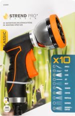 Öntözőpisztoly Strend Pro Garden BJ4028T, 10 mintás, csúszásmentes markolat