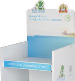 Stand Mr. Bacteria CZ version, 159 x 40 cm