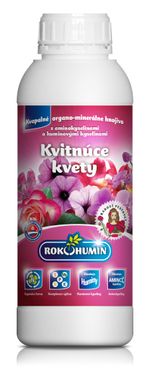 Fertilizer Rokohumin Blooming flowers, 1 lit