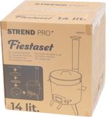 Bogrács szett Strend Pro, disznótoros, komplett, gulyásfőző, 14 literes, zománcozott, merőkanállal,