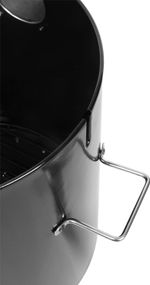 Cauldron Set Strend Pro, complete, for goulash/feast, 14 liter, enameled, with ladle, lid, and woode