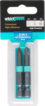 Bit Whirlpower 3-in-1 multifunctional 50mm, 2 pcs