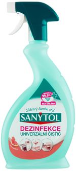 Fertőtlenítő Sanytol, Univerzális tisztító, grapefruit, szórófejes 500 ml