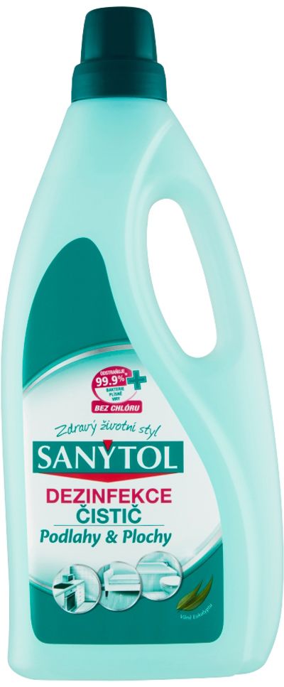 Fertőtlenítés Sanytol, univerzális tisztítószer, padlóhoz, eukaliptuszhoz, 1000 ml