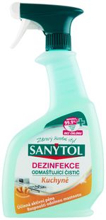Disinfection Sanytol, degreasing cleaner, for kitchen, citrus fruits, 500 ml