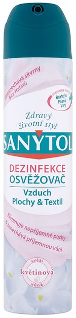 Fertőtlenítés Sanytol, légfrissítő - virágok, 300 ml