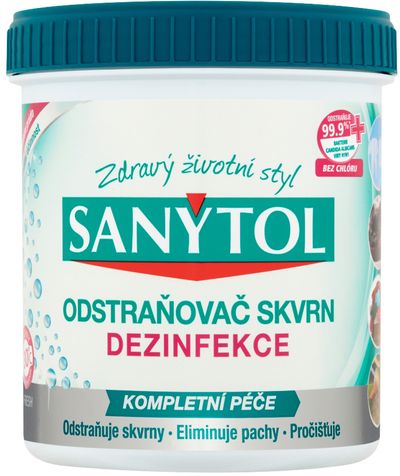 Fertőtlenítés Sanytol, folttisztító, 450 g