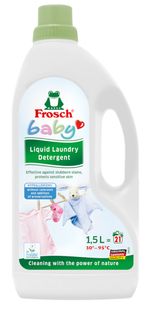 Mosószer Frosch Baby, hipoallergén, csecsemő ruhákhoz, 1500 ml