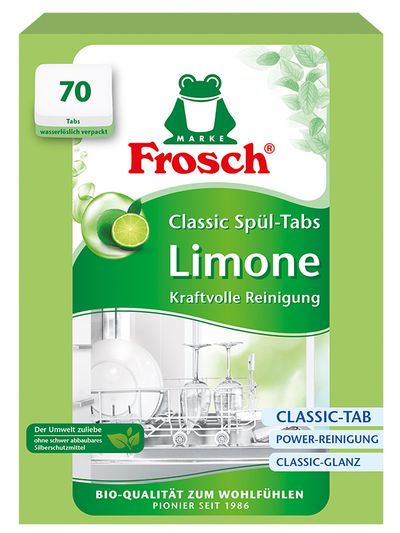 Tablets Frosch All in 1, for dishwasher, lime, 70 tablets, ALL in 1