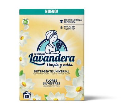 Prací prášok Lavandera, divoké kvety, 4675 g/85 pracích dávok, na pranie