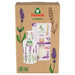 Gift Set Frosch, lavender, diffuser and liquid soap, 90 ml + 300 ml