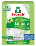 Tabletta Frosch EKO, Minden az egyben, mosogatógéphez, citrom, 50 tabletta, ALL in 1