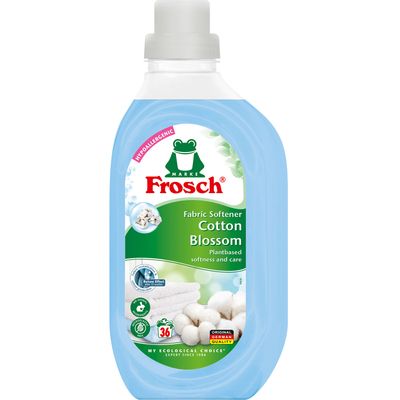 Fabric Softener Frosch Cotton Blossom, Hypoallergenic, 900 ml