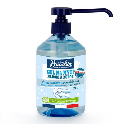 Gél Briochin, mosogatáshoz és kézmosáshoz 2 az 1-ben, tenger, 500ml