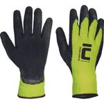 Kesztyű PALAWAN Winter Yellow, téli, bélelt, 10/XL, nylon, latex